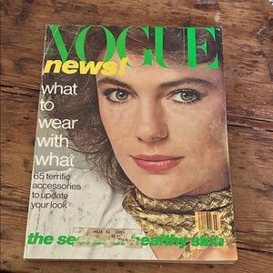 Vogue Magazine March 1978 Jacqueline Bisset